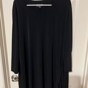 The Limited Classic Black Top Tunic Size 2XL